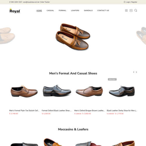 Royal Step Bangladesh website